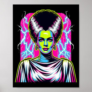 Poster Noiva De Frankenstein Bride Vibrant Click Hallowee