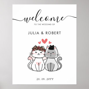 Poster Noiva De Gato E Casamento De Noite