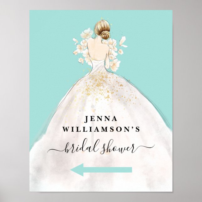 Poster Noiva de Gown Welcome Sugn (Frente)