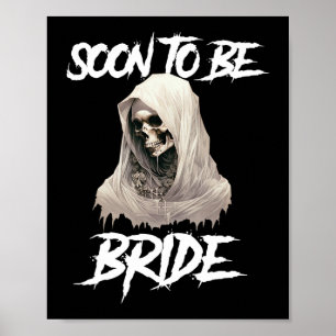 Poster Noiva de Terror Gótico Desposar-se-á Em Breve Desp