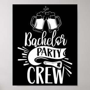 Poster Noiva do Grupo de Tripulação do Bachelor Party