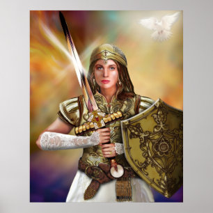 Poster Noiva do guerreiro do cristo