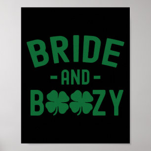 Poster Noiva E Embriagado Irlandês St Patrick's Day Engra