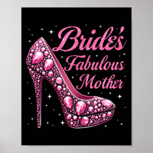 Poster Noiva fabulosa da mãe dia de casamento feliz casad