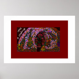 Poster Noiva Floral