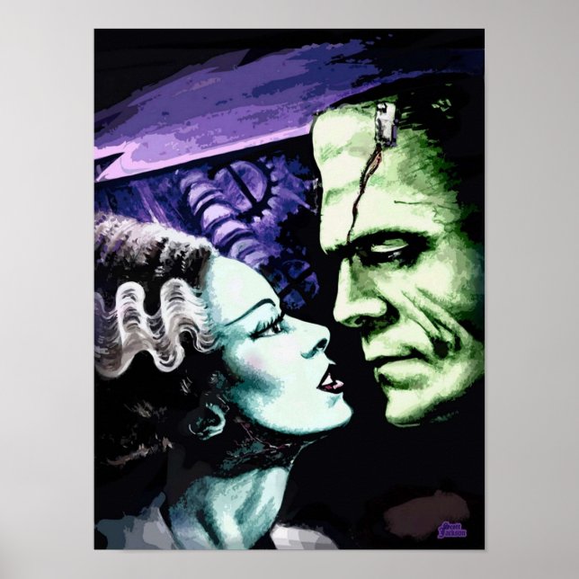 Poster Noiva Frankie Monsters no Amor (Frente)