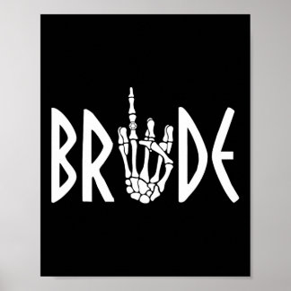 Poster Noiva Groom Skeleton Gothic Wedding Noivado Hal