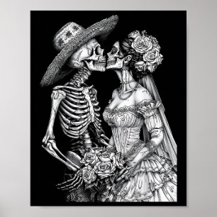 Poster Noiva Skeleton Wedde E Morto Hormona