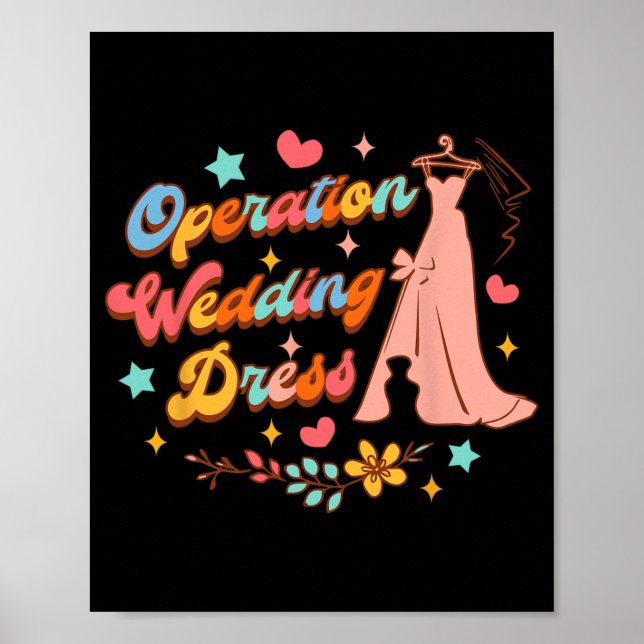 Poster Noiva Vestido Comprando Operação Weddi (Frente)