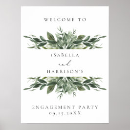 Poster NOIVADO de Boêmia Moderna da LANA Boêmia Bem-vindo