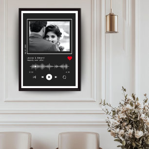 Poster Noivado De Casamento Do Jogador De Música