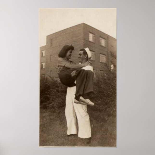 Pôster noivado de Casamento Militar de 1944 (Frente)
