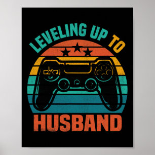 Poster Noivado Tee For Groom Video Game Lovers