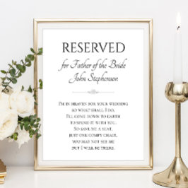 Poster Noivo do Pai Estou no Céu Memorial Casamento