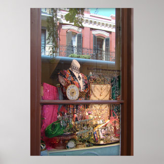 Poster NOLA Window Reflection