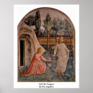 Pôster Noli mim Tangere por Fra Angelico