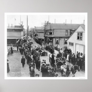 Pôster Nome, Alaska parada 1915 do 4 de julho