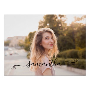 Pôster Nome da Assinatura do Arco de Cubo