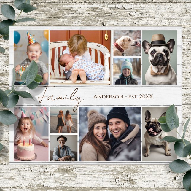 Poster Nome da família 10 Foto múltipla (Criador carregado)