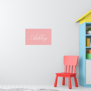 POSTER NOME DE BEBÊ FAMILIAR SIMPLES ELEGANTE MODERNO ELE