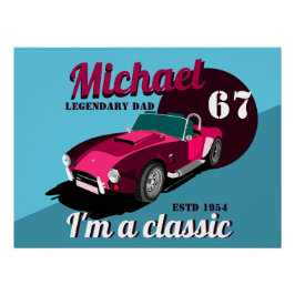 Pôster Nome do pai lendário clássico de legendário de car