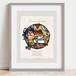 Poster Nome Personalizado! Bonita Arte Polpa Italiana Esp