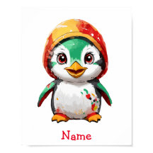 Nome Personalizado do Pinguim-Bebê-Cujo