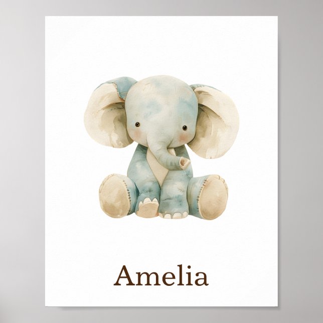 Poster Nome Personalizado Enfermeiro Cute Decor Toy Anima (Frente)