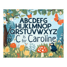 Nome Personalizado Meninas Enfermeiro Alphabet