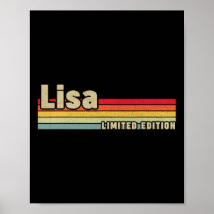 Poster Nome Presente Lisa Personalizado Aniversário Diver