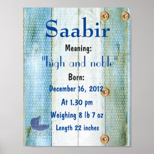 Pôster Nome próprio que significa manutenção