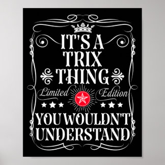 Poster Nome Trix Uma Coisa Trix Não Entenderia
