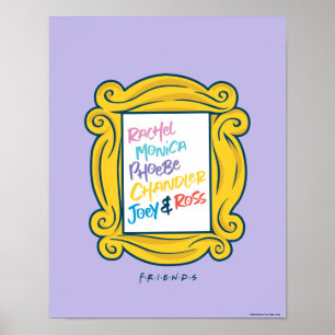 Poster Nomes AMIGOS™ em Peephole