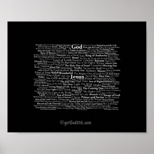 Poster Nomes de Jesus gotGod316.com