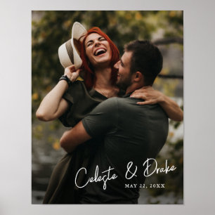 Poster Nomes de roteiro moderno Casais Foto