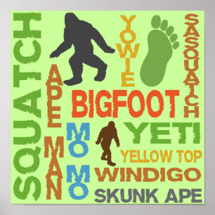 Pôster Nomes para Bigfoot