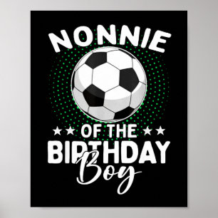Poster Nonnie do jogador de futebol aniversariante Aniver