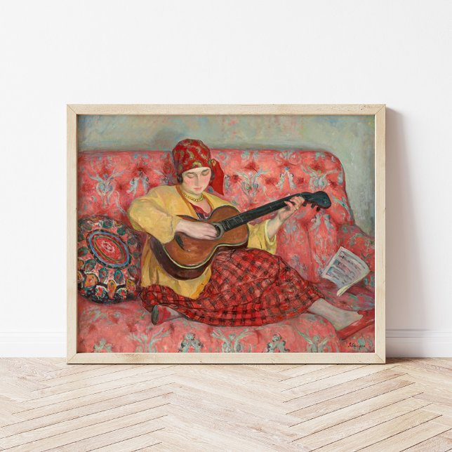 Poster Nono à La Guitare | Henri Lebasque (Criador carregado)