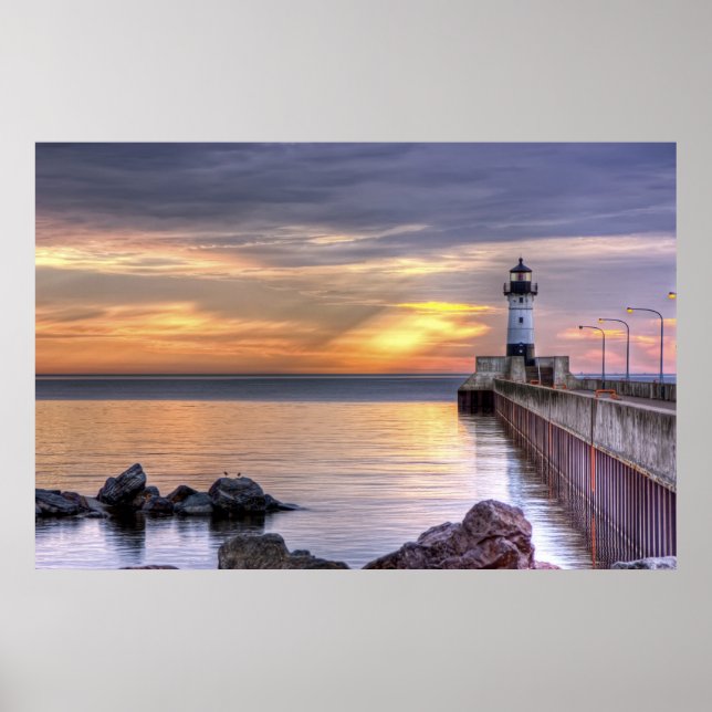 Pôster Noord Pier Morning (Frente)