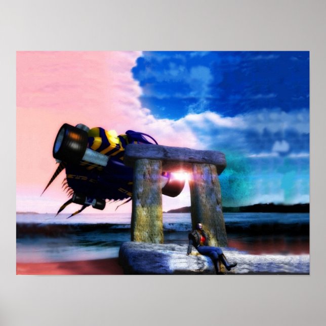 Poster NORA, DE VOLTA AO FUTURO, Ficção Científica, Sci-F (Frente)