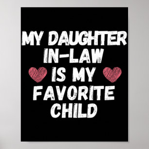 Poster Nora é meu filho favorito - Papai engraçado