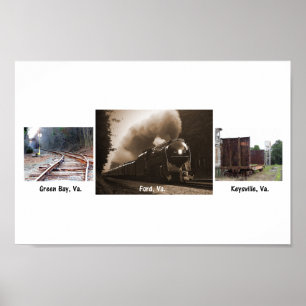 Poster Norfolk e espírito 611-The ocidental de Roanoke