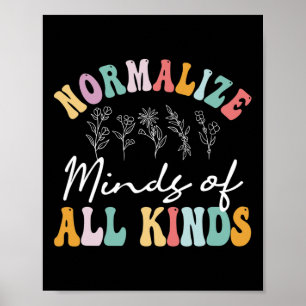 Poster Normalizar Mentes De Todos Os Tipos De Autismo Sen