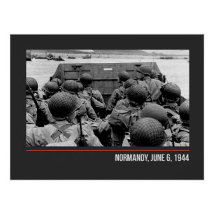 Pôster Normandy, June 6, 1944 - WW2