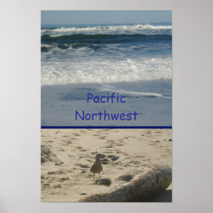 Poster Noroeste do Pacífico/Poster da Costa do Oregon
