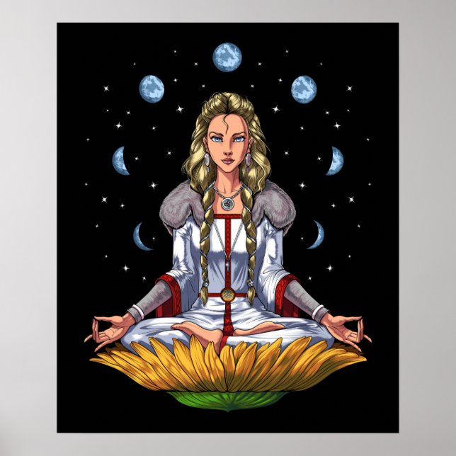 Poster Norse Goddess Freyja (Frente)