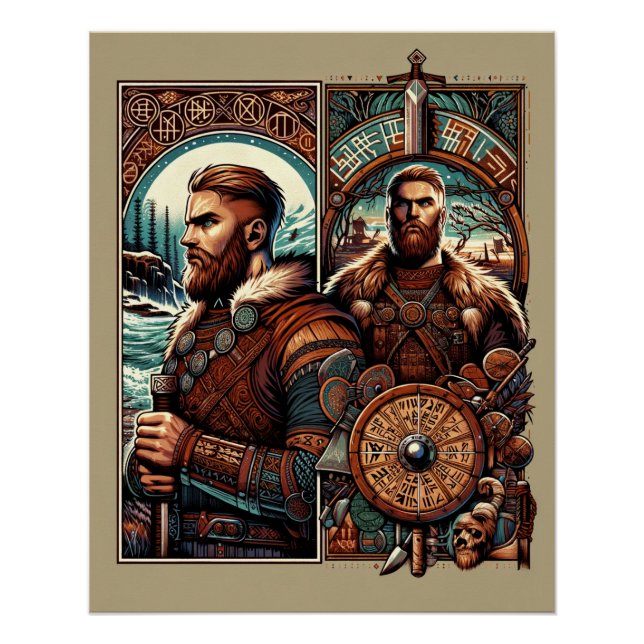 Pôster Norse Warrior Legacy (Frente)