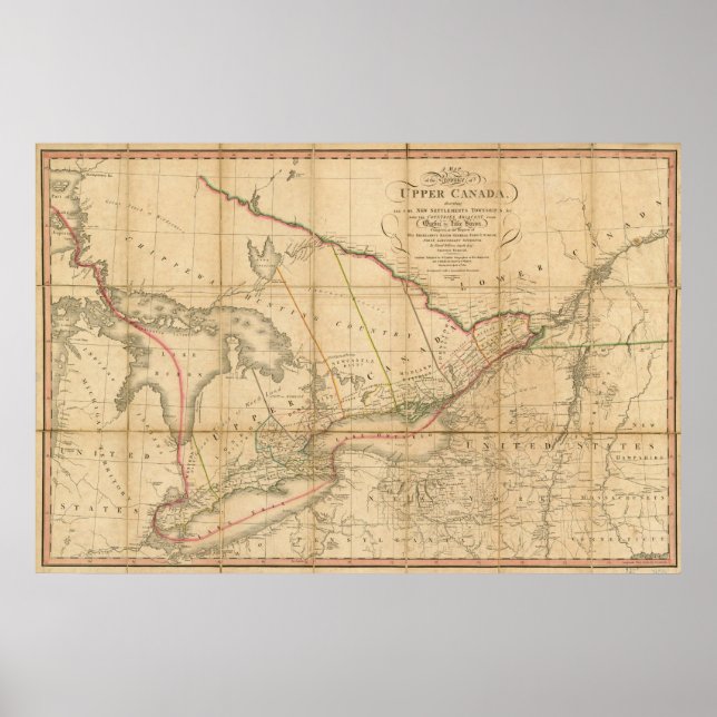 Pôster Norte Canadá (Frente)