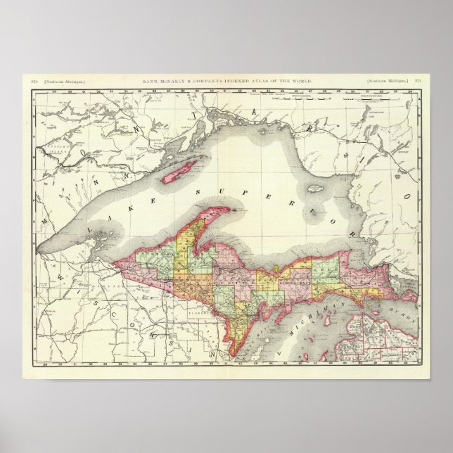 Pôster Norte Michigan (Frente)