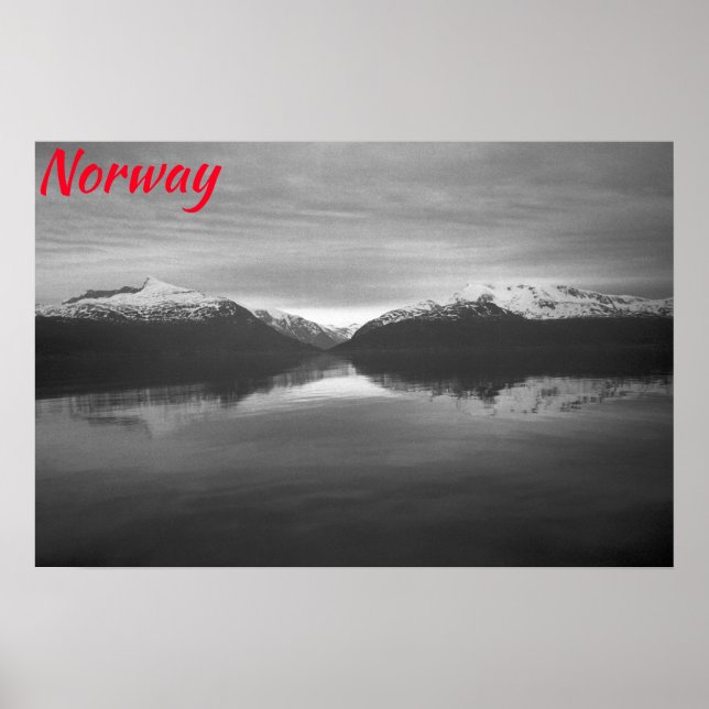 Poster Norte Noruega (Frente)